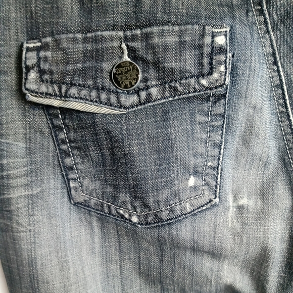 LOIS Womens Relaxed Fit Distressed Denim Blue Jeans Size 10 - Picture 8 of 11